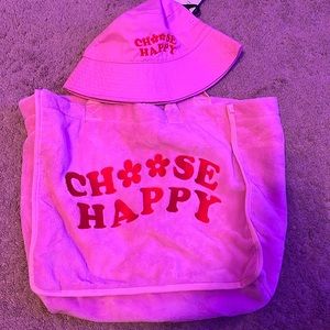 Bucket hat and tote bag!